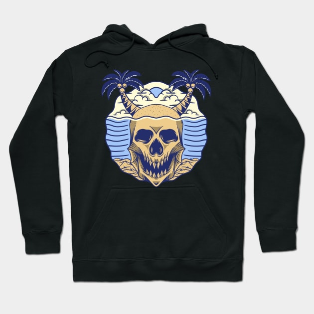 skull island Hoodie by candramei